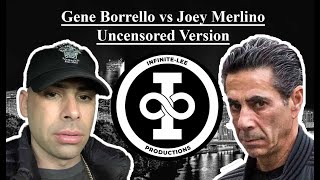 Gene Borrello vs Joey Merlino Uncensored version I Philadelphia and Bonanno Crime Family Associate [upl. by Arema679]