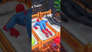 Tickle Tickle Lil Spidey 😂😂😂 animatedshort spiderman shorts [upl. by Herriott517]