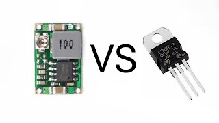 linear voltage regulator  practical comparison vs Buck converter [upl. by Jarek928]