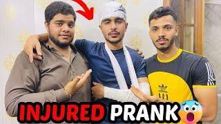 Injured prank on my friend😱😱  dost ka sir phat gya 🥺 [upl. by Iruam95]