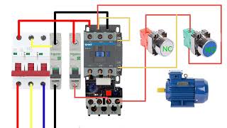 dol starter connection  dol starter  dol starter 3 phase  life time electrical  lifetimeelec [upl. by Douglas]