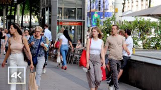 🇦🇹 Vienna Austria  Mariahilfer Str Walking Tour 4K HDR 60fps August 2022 [upl. by Nodla]