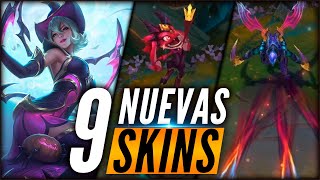 9 NUEVAS SKINS 🚀 ODISEA y HALLOWEEN 🎃 LOL [upl. by Kayla]