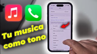 Como poner CUALQUIER CANCION como TONO DE LLAMADA en iPhone Tutorial 2024 [upl. by Danita]