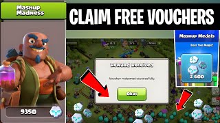 Claim your free 150 mashup medals voucher  clash of clans free redeem code [upl. by Magnum]