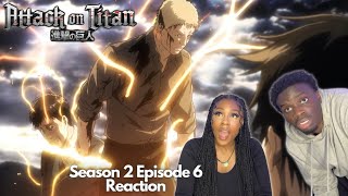 BEST EPISODE EVER quotWARRIORquot  ANIME HATER REACTS TO ATTACK ON TITAN SEASON 2 EPISODE 6 REACTION [upl. by Aneem]