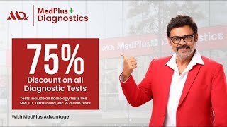 MedPlus Diagnostics  75 Discount on All Diagnostic Tests  Gachibowli  Habsiguda  Kompally [upl. by Rachele]