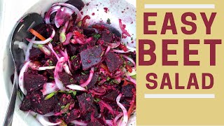 Easy Beet Salad  Brain amp Immune Boosting Recipe [upl. by Nalloh]