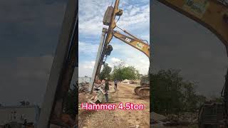 Wow excavator expert drop hammer perfect shortsfeed shortsvideo shorts short youtubeshorts [upl. by Querida]