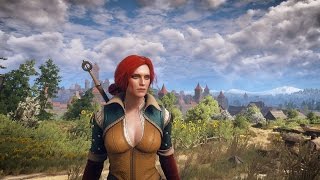 The Witcher 3 Play As Triss Merigold  Console Debug Mod [upl. by Rocker]