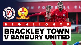 HIGHLIGHTS Brackley Town 31 Banbury United  Monday 1st January 2024 [upl. by Dylane898]