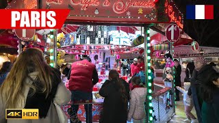 Paris Christmas Market in Jardin des Tuileries Every December 4K HDR [upl. by Zullo552]