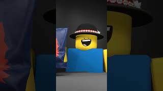 why so serious 🤡GET OUT 💥 roblox animation meme RobloxAnimation shorts short memes roblox [upl. by Nalod]