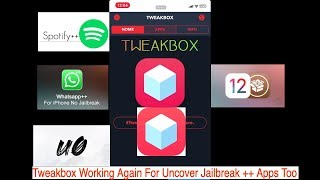 Tweakbox Working Again Uncover Jailbreak and  Apps Too [upl. by Ahsinrats]