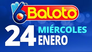 Resultado del Baloto del Miércoles 24 de Enero de 2024 Ganador 😱🤑💰💵 [upl. by Wichman180]