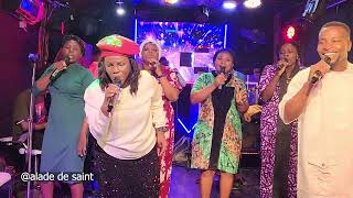 Tope Flourish Ministration at Undiluted Praise with Alade De Saint [upl. by Ardnuaed]