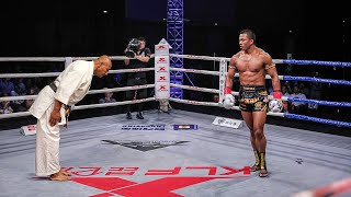 Muay Thai Champion Challenges Karate Black Belt You Wont Believe What Happens Next [upl. by Eves]