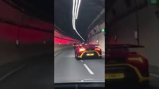 Lamborghini Crash Birmingham Queensway 141221 [upl. by Bettye]