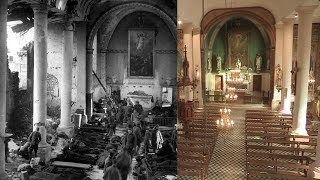 WWI MeuseArgonne Offensive  Neuvilly France Church [upl. by Euqinoj484]