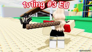 1v1ing 3 EU  Mortem Metallum  Roblox [upl. by Anaeda]