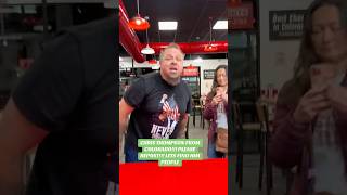 RACIST AT FIVE GUYS COLORADO viralvideo christhompson fyp viralvideo trump fiveguys [upl. by Llenad]