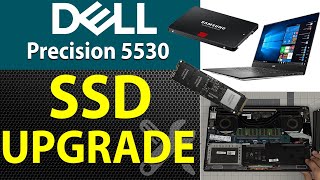 How to Upgrade SSD and HDD Storage on Dell Precision 5530 Laptop [upl. by Idac]