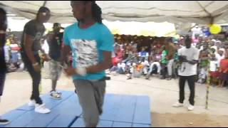 SAFAREL Obiang à la kermesse de Victor Schoelsher Adjamé  part 1 [upl. by Rotceh]