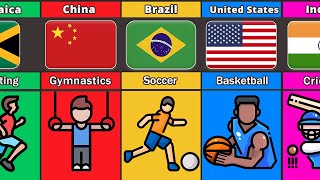 What Sport is Each Country The Best at [upl. by Esimorp]