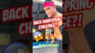 Back Handspring Challenge motivation calisthenics fitness flipaclip workout summervibes [upl. by Cinom552]