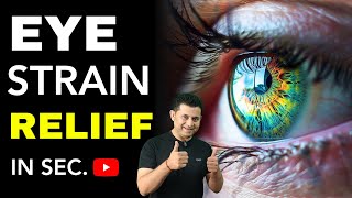 EYEBALL STRAIN RELIEF TRY THIS TO RELEASE EYE STRAIN IN SECONDS [upl. by Briggs]