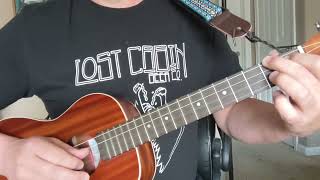 quotNORWEGIAN WOODquot Beatles BARITONE UKULULE LESSON w TABS [upl. by Dranyam]