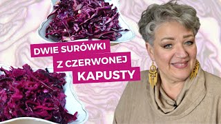 2 SURÓWKI Z CZERWONEJ KAPUSTY Pan Operator uczy mnie gotować [upl. by Farrel]