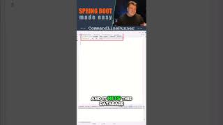 Spring Boot CommandLineRunner [upl. by Belac103]