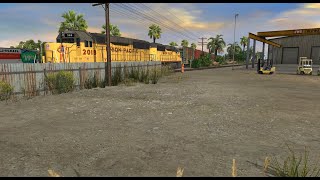 Trainz New Era USA Union pacific switching layout [upl. by Pendleton]