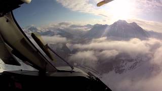 Landung in Lech  Zürs beim Gallus 1 mit einer Agusta A109S [upl. by Mendoza]