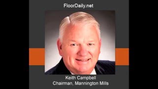 FloorDailynet Keith Campbell Discusses Mannington Mills Centennial Celebration [upl. by Erdna]