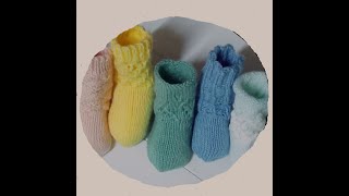 🧦2 Maschen Zopf Socken stricken  Rund stricken [upl. by Nameloc419]