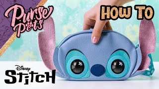 Purse Pets Disney’s Stitch  How To [upl. by Nadabus288]