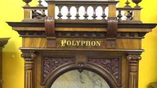 Polyphon Mikado Antique disc music box [upl. by Claudianus]