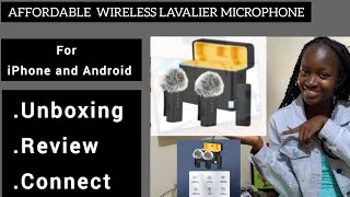 BEST CONTENT CREATION MICROPHONES ANDROID AND IPHONE UNBOXING AND REVIEW  contentcreator [upl. by Adnam161]