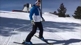 Serkan Hoca Kayak Dersi Ski Lesson 411Kar Sabanı Dönüş [upl. by Chemash]