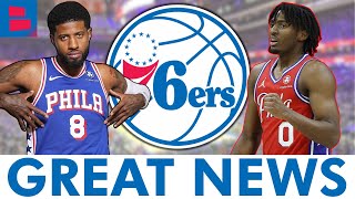 76ers Just Received GREAT NEWS At 76ers Training Camp Ft Tyrese Maxey Paul George Jared McCain [upl. by Edveh]