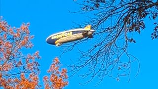 Goodyear Blimp in the neighborhood [upl. by Arodasi]