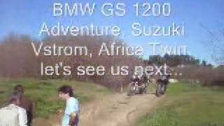 KTM 990 LC8 passe cross river VS BMW 1200 GSA Vstrom Africa Twin [upl. by Delwyn]