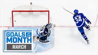 Filthiest Goals of March  2021 NHL Season [upl. by Lugar519]