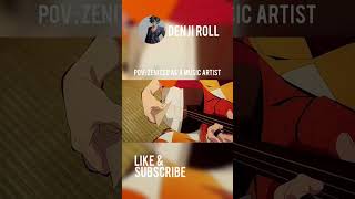 zenitsu plays shamisen⚡ anime animeedit shotoniphone shortvideo zenitsu demonslayer [upl. by Ela]