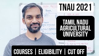 TNAU 2021  Tamilnadu Agricultural University counselling  Courses  Eligibility  Cut off [upl. by Aivon]