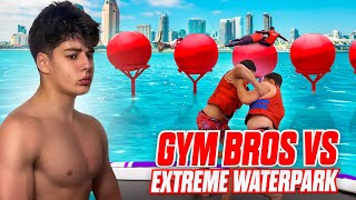 Gym Bros VS Extreme WaterPark [upl. by Hgielrebmik]