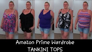 Plus Size Tankini Try On Haul Amazon Prime Wardrobe [upl. by Oilerua]