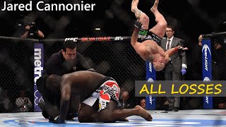 Jared Cannonier ALL LLOSSES in MMA Fights  Tha Killa Gorilla DEFEATS [upl. by Paige]